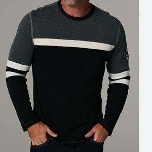 EUC Alp N Rock Downhill Crew Shirt - Men's Black Gray Size XL